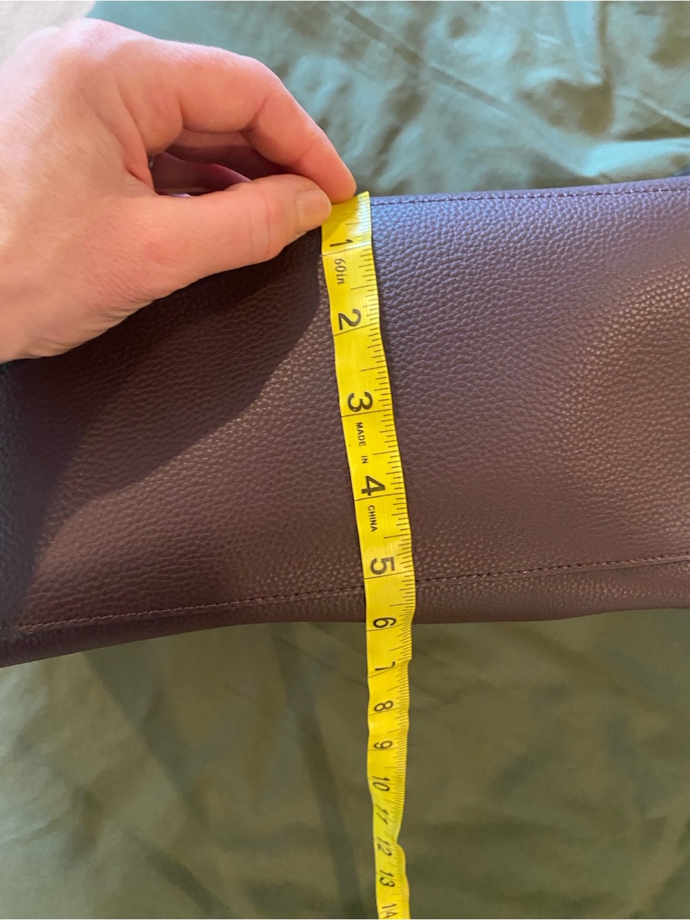 Coach Market Tote Oxblood Burgundy Pebbled Leather Gold Hardware - Picture 14 of 16